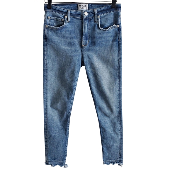 Agolde Sophie High Rise Skinny Crop Size 27 - Picture 1 of 9
